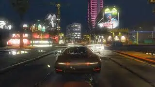 GTA 5 - Bugatti Chiron Pur Sport and the wet roads