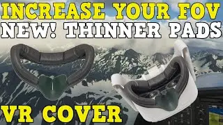 QUEST 2: GET CLOSER TO THOSE LENSES! VR COVER THINNER FACE PADS!