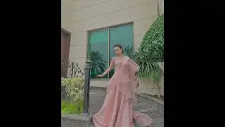 Mehar Bano Emanates Effortless Grace in Blush Pink Saree