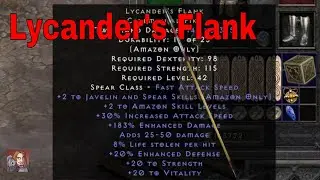 D2R Unique Items - Lycander's Flank (Ceremonial Pike)