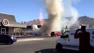 El Paso Sun Metro Bus Burning