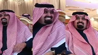 ردة فعل المنشد بندر بن عوير على قصيدة الشاعر متعب المنصوري 