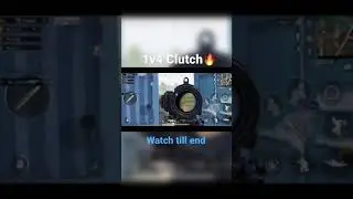 1v4 Clutch🔥|| BGMI✌️||#battlegroundsmobileindiaofficial || #shorts #short #bgmishorts