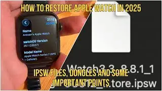 Как восстановить Apple Watch (Series 7000&ndash;8 + Ultra): IPSW-файлы, ключи и методы восстановления
