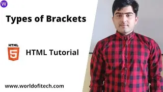 Types of Brackets | HTML Tutorial (Step by Step)