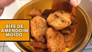 BIFE DE AMENDOIM MOÍDO - COMO FAZER | RECEITAS VEGETARIANAS