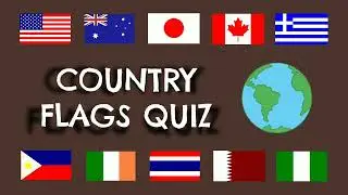 Country Flag Trivia Quiz 🇺🇸 | 20 Multiple Choice Questions | Social Studies | Around the World 🌎