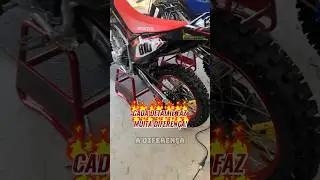 SE LIGA NA DIFEREN&Ccedil;A DE UMA COROA E CORRENTE BOA! 🤩🔥🚀.....#coroa #corrente #crf #crf250f