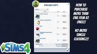 Did You Know You Can Purchase 10 Items With One Click In The Sims 4? #sims4 #shorts #gamergirl