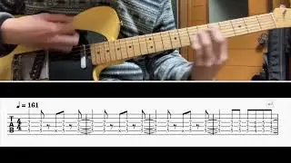 [TAB譜] One Way or Another(Blondie) Guitar riff [ギター]