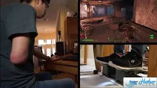 Playing Fallout 4 using HoboLoco foot controller