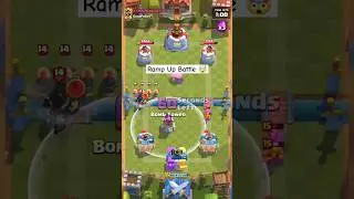Ramp Up battle 🤯 | royal recruits | clash royale | #shorts #battleroyale