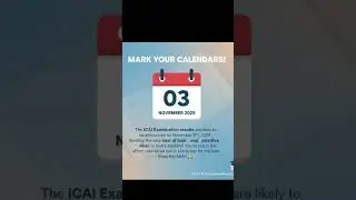 ca foundation sept 2025 are likely announced on 3rd November 2025 as per C.A. anupam sharma sir....