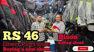Bison Riding shoes || Rs 46 bikers || best riding gears shop in Mumbai || #riders #ridinggears 