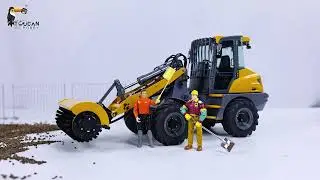 LESU MCL8 1/14 4*4 Wheeled RC Loader Painted Assembled Car ST8 ESC