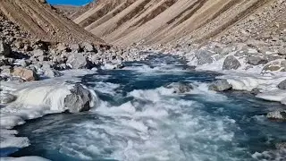 Deep Sleep River Sounds with Calming Piano | Meditation, Focus, Stress Relief Ambience