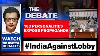 183 Personalities Expose Fake Narrative Against India | The Debate With Arnab Goswami