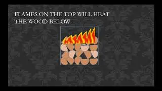 The Upside Down Fire Method