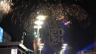 Lusail Blvd Firework show New YEAR 2024 Doha, Qatar