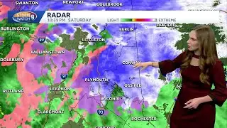 Wintry mix, snow and rain moves into New Hampshire tonight