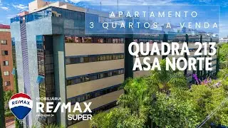 Apartamento Vazado na 213 Norte – 110 m² – 3 Quartos – Ao lado do Parque Olhos D’Água - Remax DF