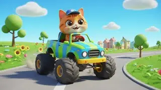 Big Wheels Little Wheels Truck | Fun Vehicle Song for Toddlers to Learn Trucks and Sizes
