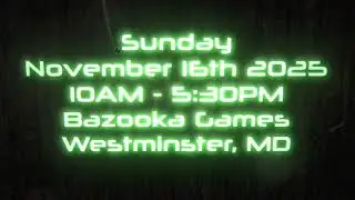 Мероприятия Dome Runners: Minicon &lsquo;25 в Bazooka Games, 16 ноября 2025 г.