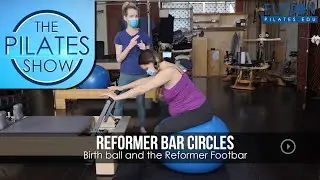 Birth ball and the Reformer Footbar
