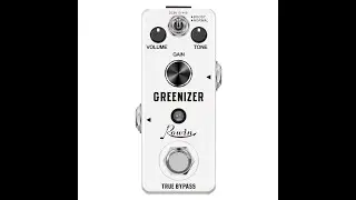 Rowin LEF 323 Greenizer Overdrive Guitar Effect Pedal  Screamer