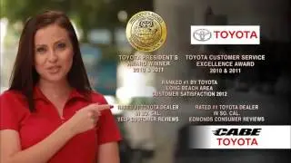 Never Overpay With Cabe Toyota