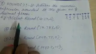 Math functions in SQL-2