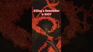 EASIEST way to kill a demolisher in factorio #factorio #factoriospaceage #factoriogameplay #gaming