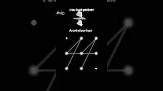 New pattern lock HR :- 44 pattern lock || best number 44 pattern lock 🔒🔐 || #samjhe #vip #samjha 🔒🔐😎