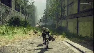 NieR Automata - 2B and her Pod.