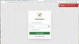 Set Password for Workspace