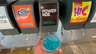 Soda Machine Drink Refills POV ASMR Getting Drinks at Soda Fountains in Fast Food Restaurants