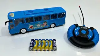 Unboxing RC Police Car with Siren, EV Doraemon Bus, RC Sports Racing Car, RC City Trucks