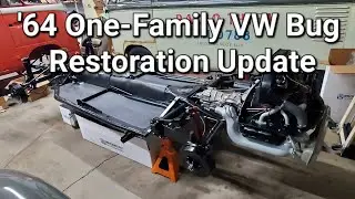 VW Bug Restoration Project Update- the '64 One-Family Owned Beetle, highly detailed resto!