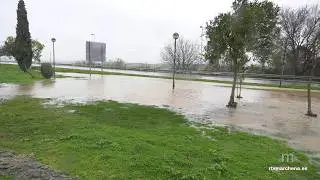 La borrasca Leonardo deja pocas incidencias en Marchena en la mañana de este miércoles