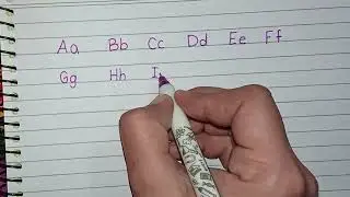 English writing capital letters A-Z | English handwriting | letters ABCD | Print handwriting ABCD