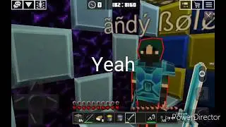 Destroying a Diamond block-Gold Block Base !(Destroying bases)