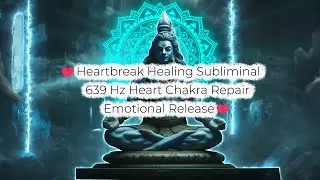 💔Heartbreak Healing Subliminal | 639 Hz Heart Chakra Repair & Emotional Release