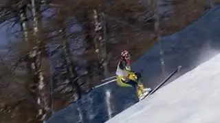 Alpine Skiing - 2006 - Men's Super G - Bear crash in Torino