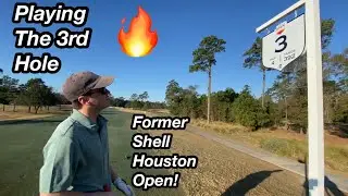 Playing The 3rd Hole At The Former Shell Houston Open!