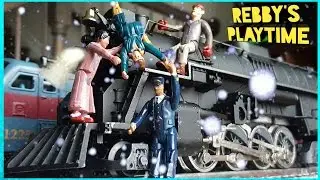 Toy Train Video for Kids. Polar Express Toy Train. Real Smoke Toy Train. Rebby's PlayTime.