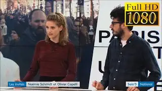 NO&Eacute;MIE SCHMIDT & OLIVIER CAPELLI - INTERVIEW - PARIS EST UNE F&Ecirc;TE - 29 avril 2018