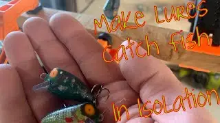Iso fishing challenge   I made a lure and caught a redfin in my home