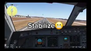 Steep approach in the A330-200 