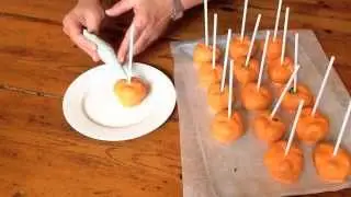 Halloween Milk Chocolate & Peanut Butter Pumpkin Pops