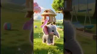Gentle Walk with Elephant&mdash;GO! 🐘 | Calm Movement & Dance for Toddlers | WiggleGiggle-Go